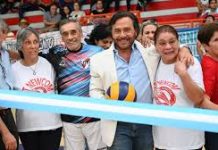 El Gdor. Saenz inauguró infraestructura deportiva en el Complejo de Metán