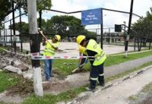 La Municipalidad construye un espacio recreativo para Vecinos de Alto La Viña