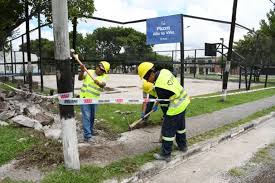 La Municipalidad construye un espacio recreativo para Vecinos de Alto La Viña