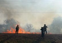 La Municipalidad solicita extremar cuidados por vientos y riesgo de incendio.